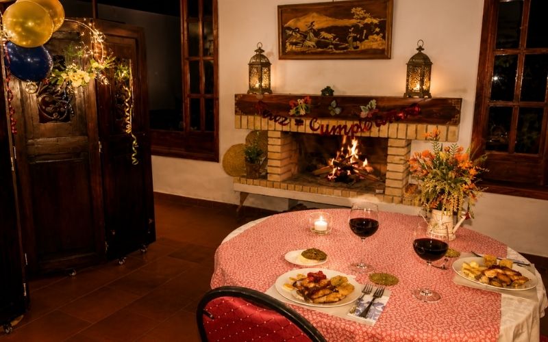 Cena plan romántico